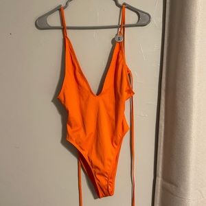 One piece bathing suit